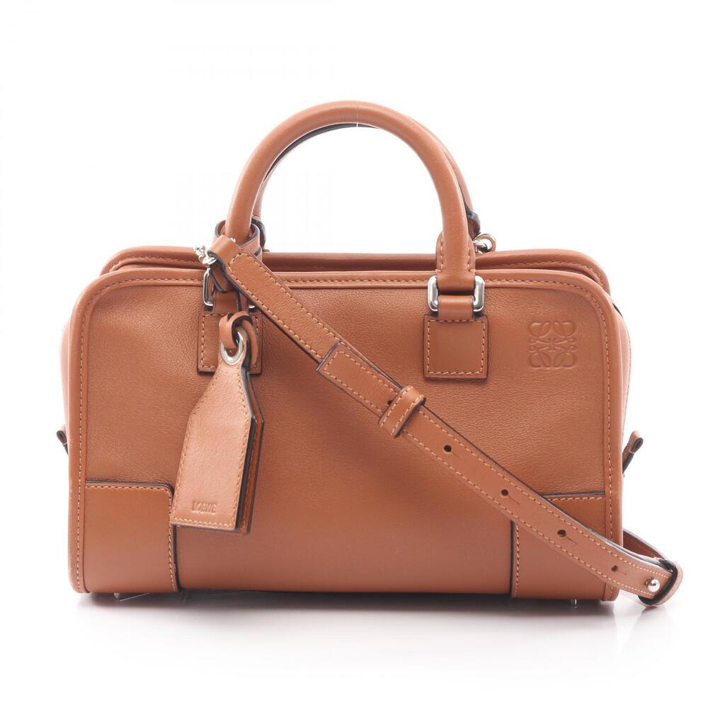 Loewe Amazona Top Handle Bag Leather Brown